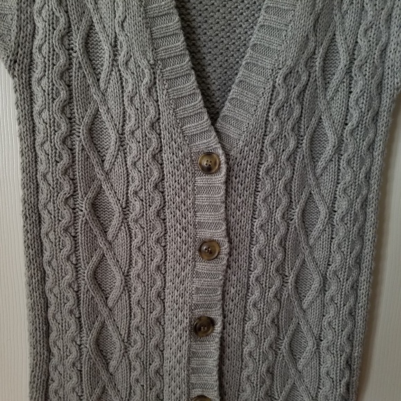 Aerie Cable Knit Cardigan - Picture 2 of 5